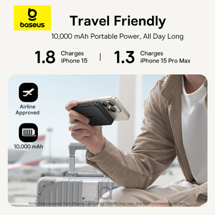 Baseus Airpow II Qi2 10000mAh Magnetic Power Bank