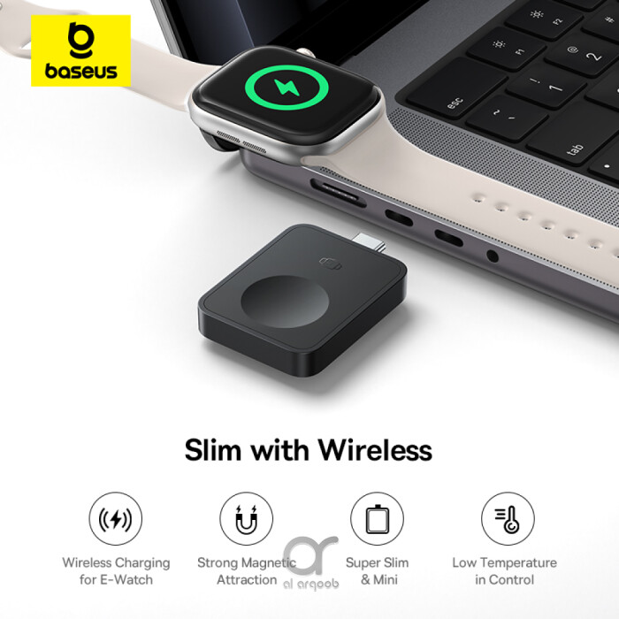 Baseus MagPro Magnetic Wireless Charger for Apple Watch, 2.5W, Type