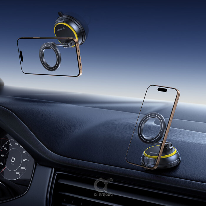 Baseus PrimeTrip VC2 Flex Magnetic Car Mount – 35N Suction Holder for Dashboard/Windshield