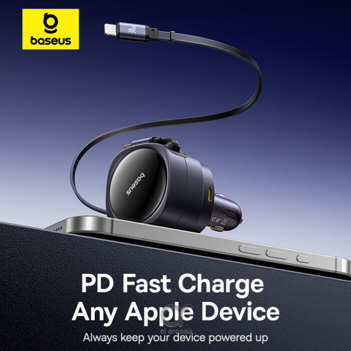Baseus Enjoyment Max 90W Car Charger – Dual USB