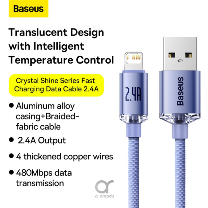 Baseus Crystal Shine Series 2.4A Fast Charging USB
