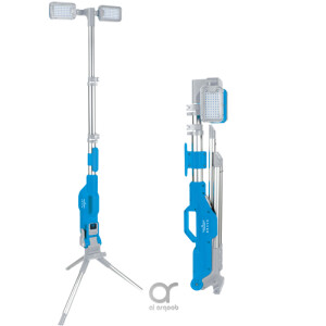 شريط إضاءة LED مغناطيسي وشريط مصباح Powe للبطارية القابلة لإعادة الشحن USB ، محمول للمكياج والسيارة والخزانة وقراءة غرفة النوم والطوارئ الأبيض