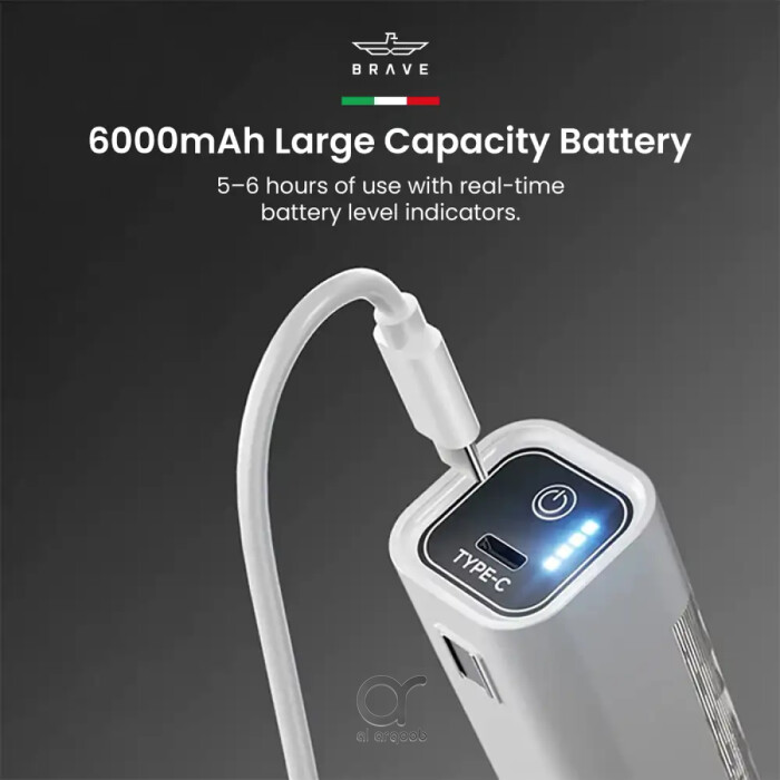 مصباح الطوارئ BRAVE 48W 6000mAh مغناطيسي USB