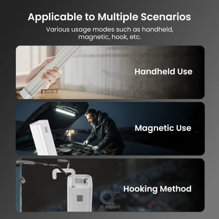 مصباح الطوارئ BRAVE 48W 6000mAh مغناطيسي USB