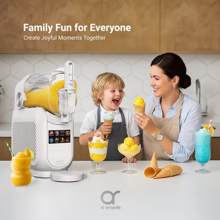 ماكينة BRAVE ChillStream لتحضير الآيسكريم والسلاش 1.8 لتر