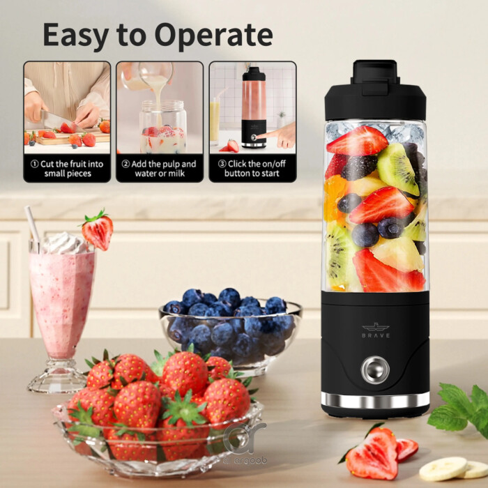 خلاط محمول BRAVE Blendo سعة 650 مل