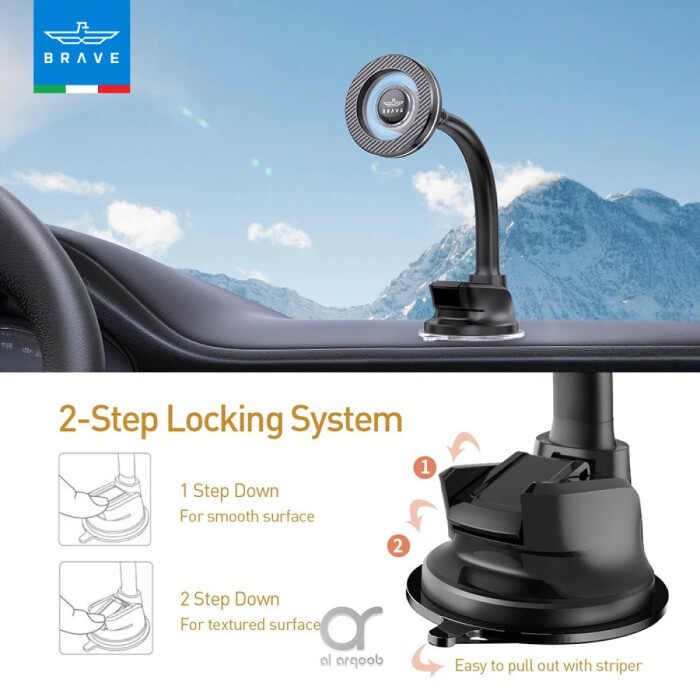 BRAVE Magnetic Car Phone Holder BHL