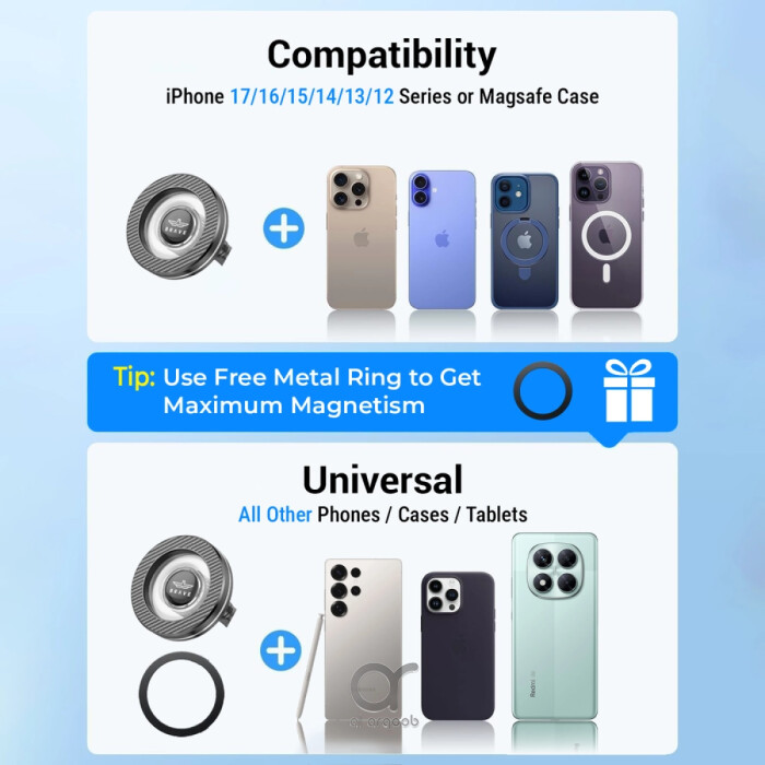 BRAVE Magnetic Car Phone Holder BHL