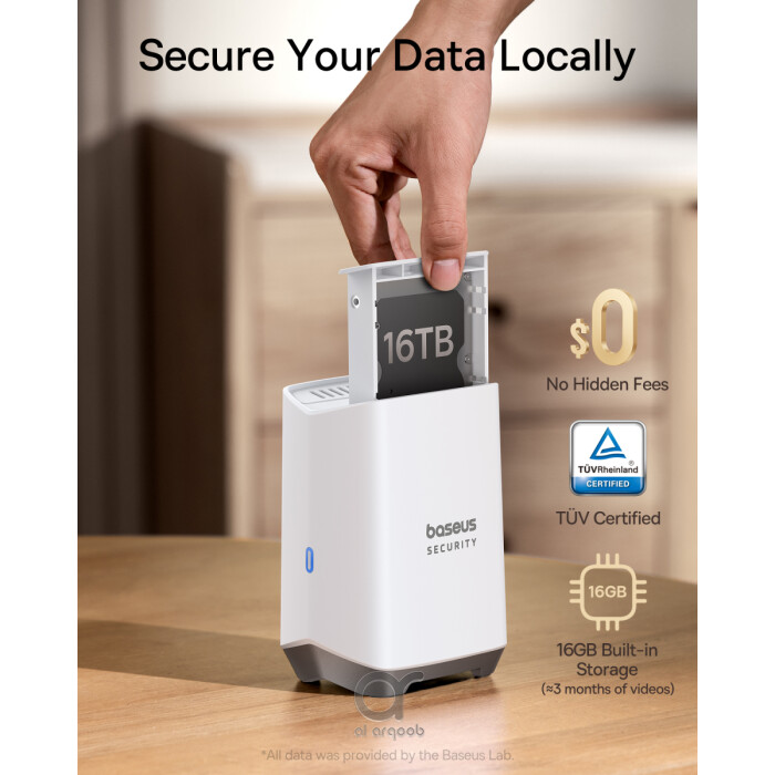 Baseus S1 Pro Outdoor Wireless Security Camera Kit, 3K, Solar Auto