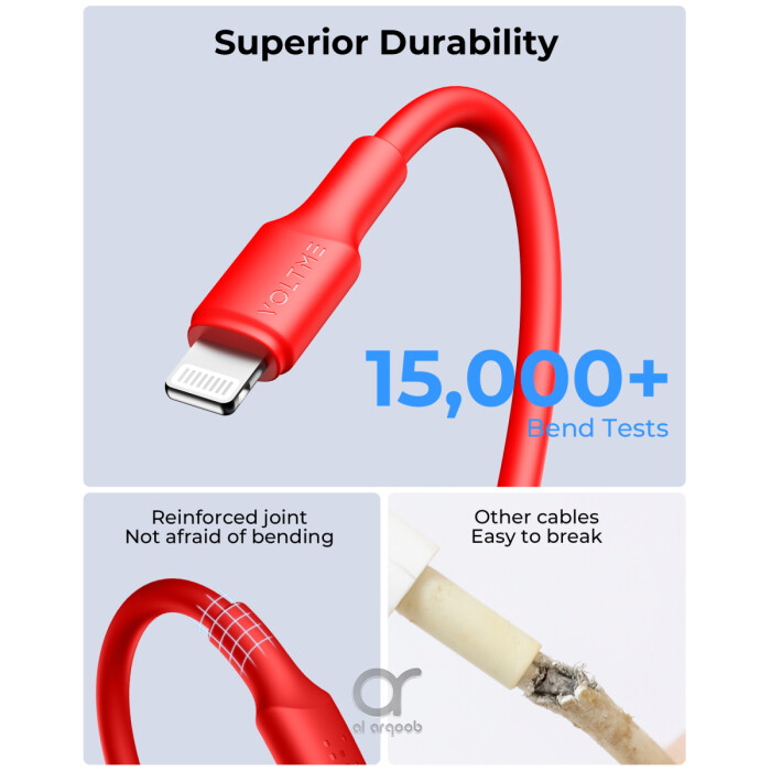 Voltme Powerlink EDC Series USB A to Lightning Cable