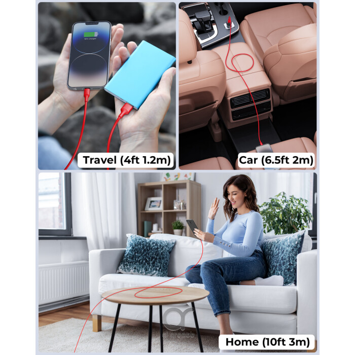 Voltme Powerlink EDC Series USB A to Lightning Cable