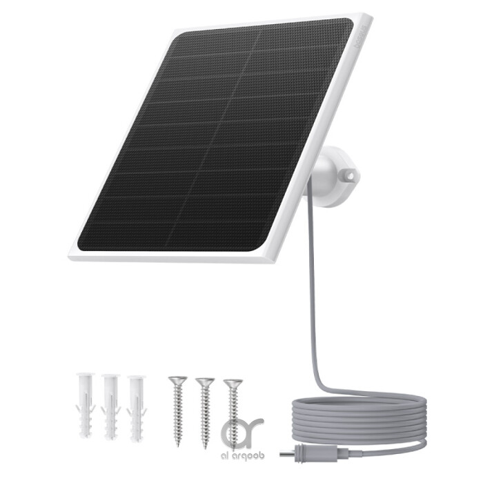 Baseus A1 3W Solar Panel for Outdoor Security Cameras, IP67, 4m Cable, Non