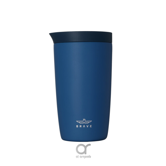 Brave TempGuard Travel Mug 350ml Stainless Steel Insulated Coffee Cup, Leak Proof Push Button Lid, Hot &amp; Cold Tumbler