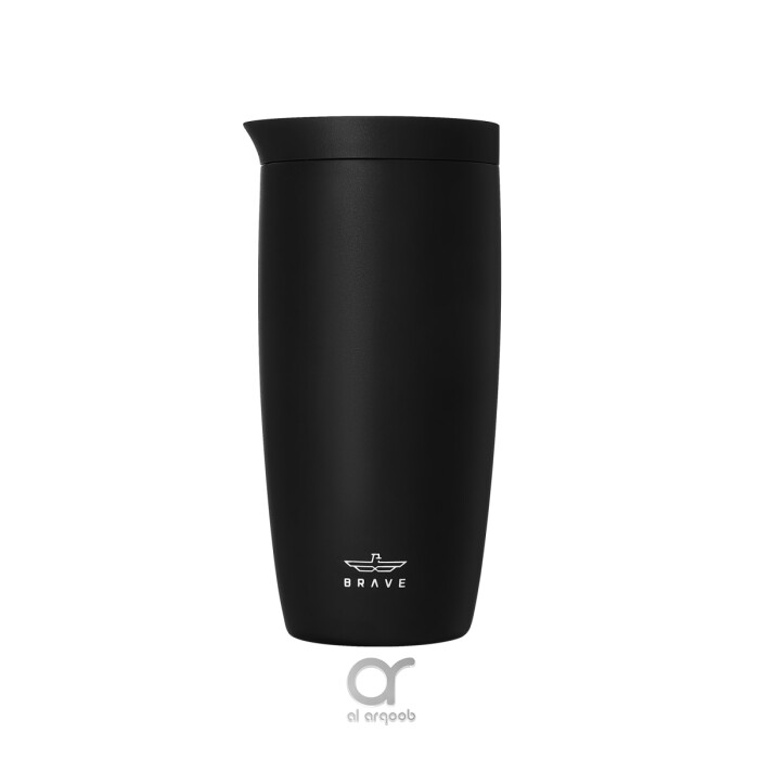 Brave TempGuard Travel Mug 500ml Stainless Steel Insulated Coffee Cup, Leak Proof Push Button Lid, Hot &amp; Cold Tumbler