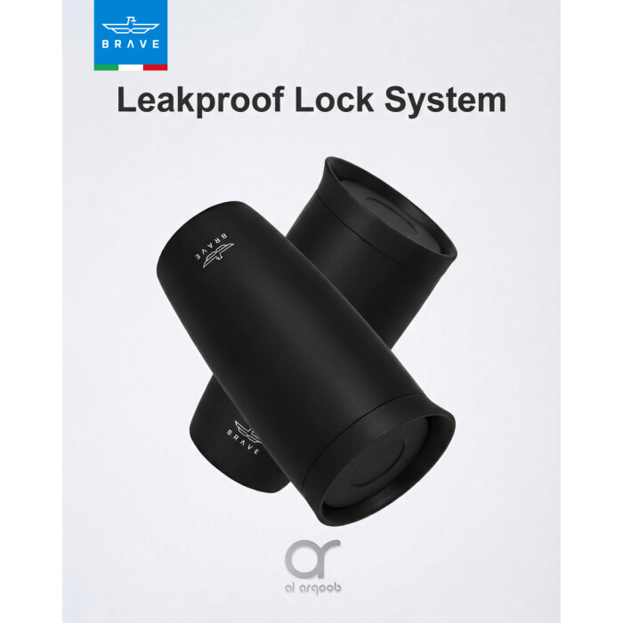 Brave TempGuard Travel Mug 500ml Stainless Steel Insulated Coffee Cup, Leak Proof Push Button Lid, Hot &amp; Cold Tumbler