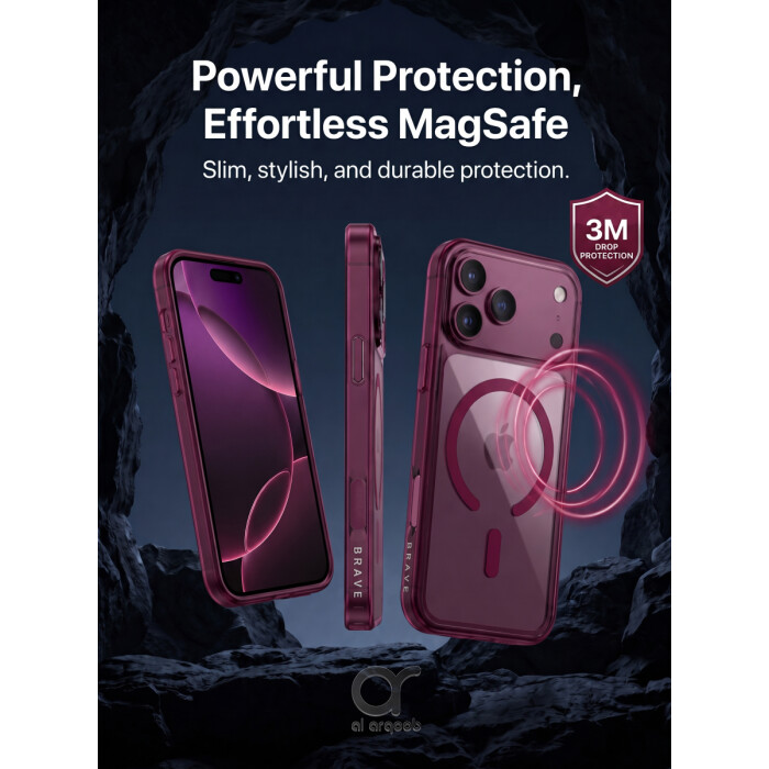 BRAVE Magnetic Case for iPhone 18 Pro, 15ft Military