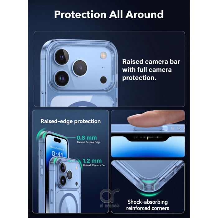BRAVE Guard iPhone 18 Pro Protective Case with MagSafe, 15ft Military