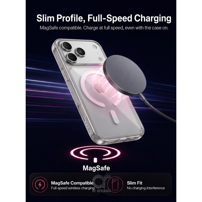 BRAVE Guard IPhone 18 Pro Clear Protective Case With MagSafe, 15ft Military