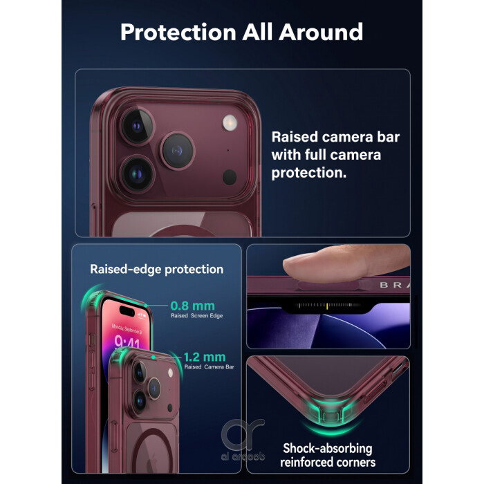 BRAVE Guard iPhone 18 Pro Max Protective Case with MagSafe, 15ft Military