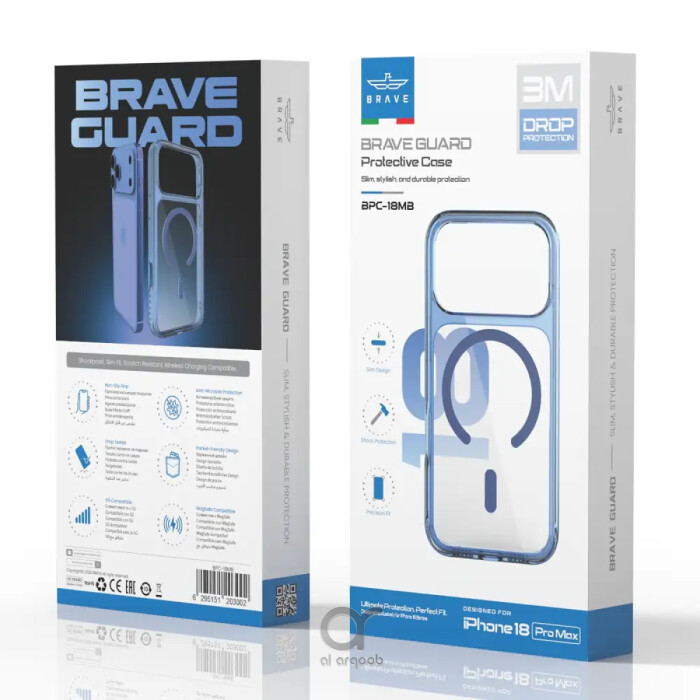 BRAVE Guard IPhone 18 Pro Max Protective Case With MagSafe, 15ft Military