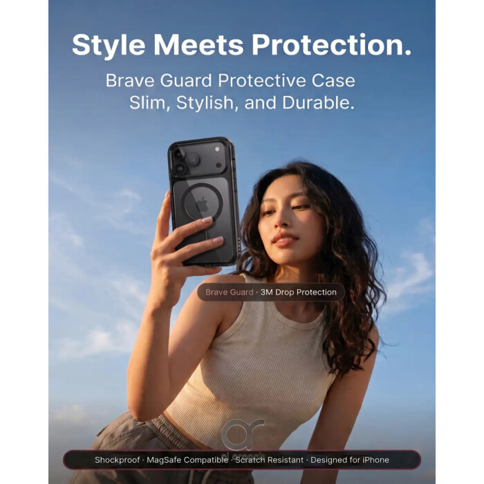 BRAVE Guard iPhone 18 Pro Max Protective Case with MagSafe, 15ft Military