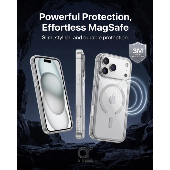 BRAVE Guard IPhone 18 Pro Max Dark Protective Case With MagSafe, 15ft Military