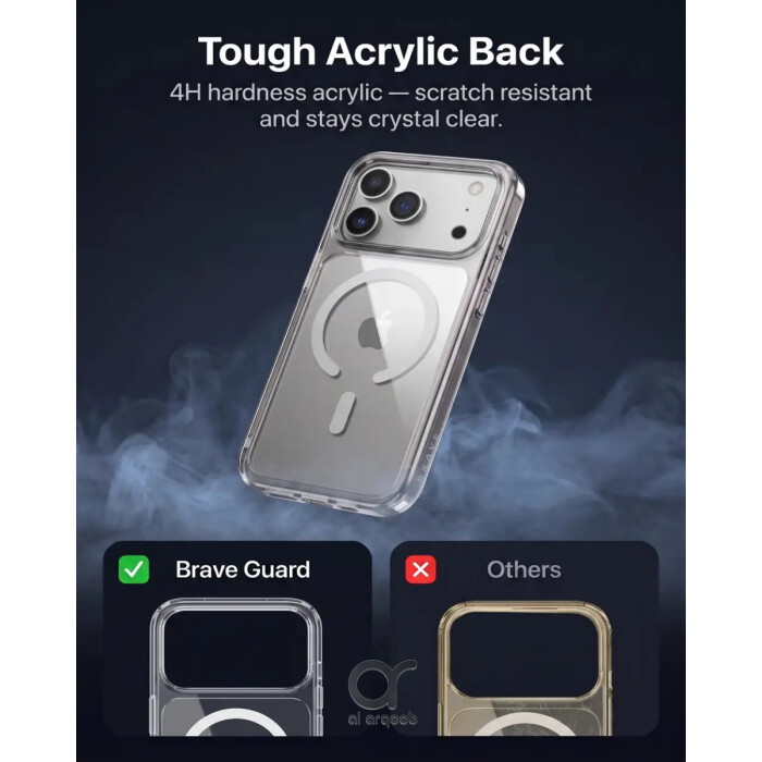 BRAVE Guard IPhone 18 Pro Max Dark Protective Case With MagSafe, 15ft Military