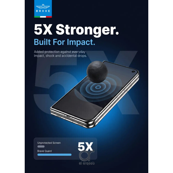 BRAVE Guard iPhone Duo Tempered Glass Screen Protector, 9H HD, Full Screen Coverage, Scratch Resistant, Bubble