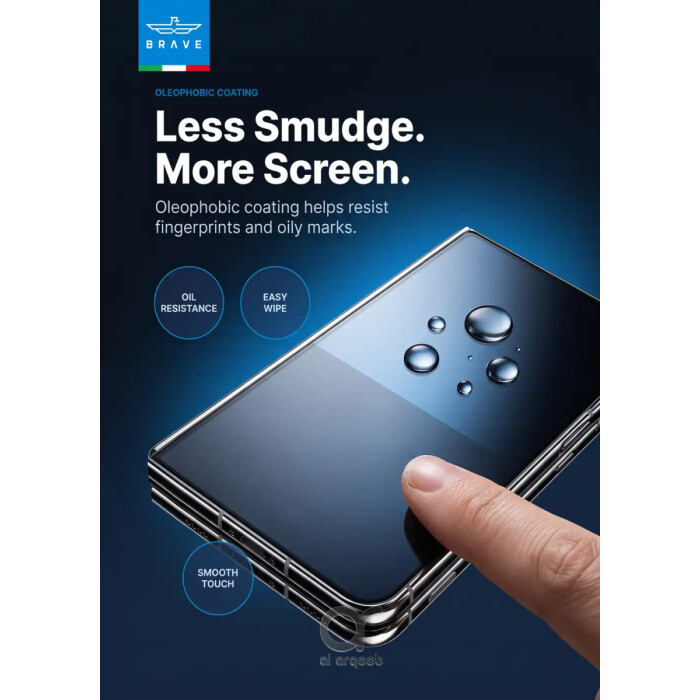 BRAVE Guard iPhone Duo Tempered Glass Screen Protector, 9H HD, Full Screen Coverage, Scratch Resistant, Bubble