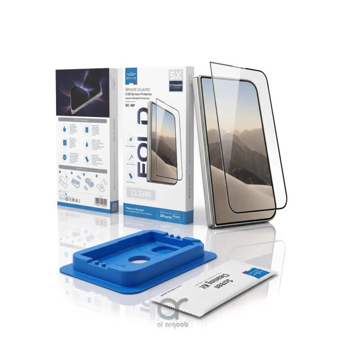 BRAVE Guard iPhone Duo Tempered Glass Screen Protector, 9H HD, Full Screen Coverage, Scratch Resistant, Bubble
