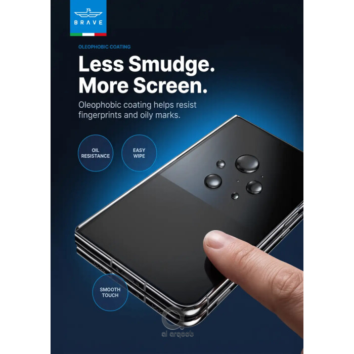 BRAVE Guard IPhone Duo Screen Protector, 9H Tempered Glass, 160° Anti