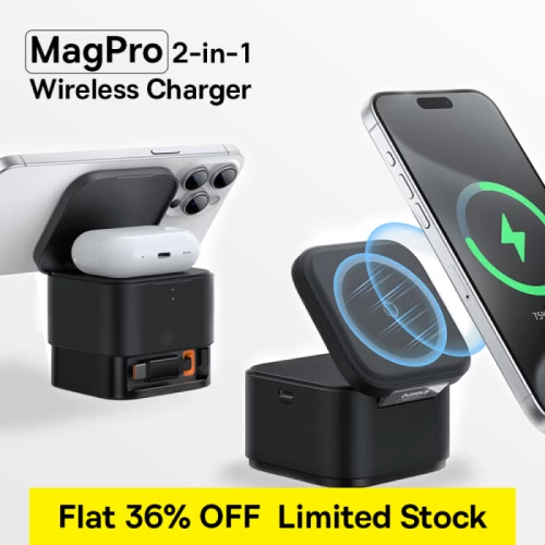 Baseus MagPro 2-in-l Magnetic Wireless Charger 25W