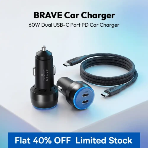 https://arqoob.com/product/40578/brave-60w-dual-usb-c-car-charger-with-100w-usb-c-cable-black