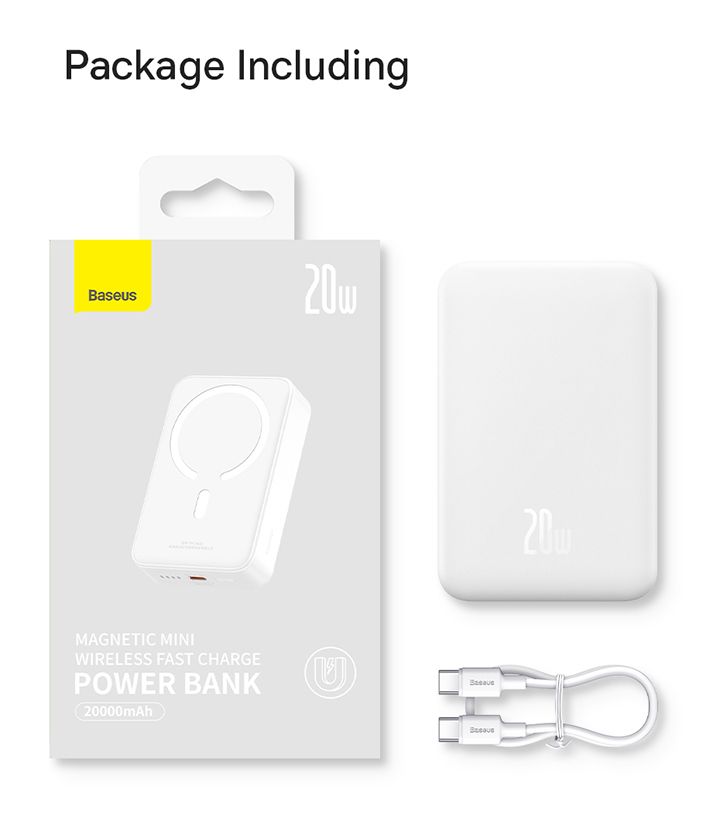 Baseus Magnetic Mini Power Bank 20000mAh 20W