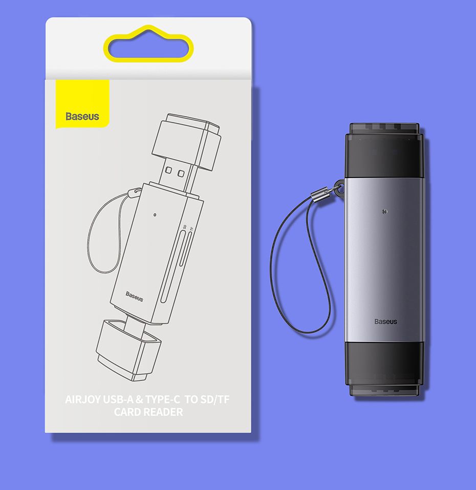 Baseus Card Reader Dual Output USB