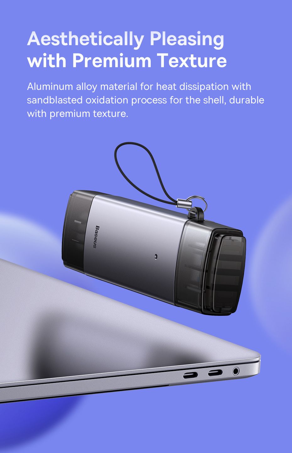 Baseus Card Reader Dual Output USB