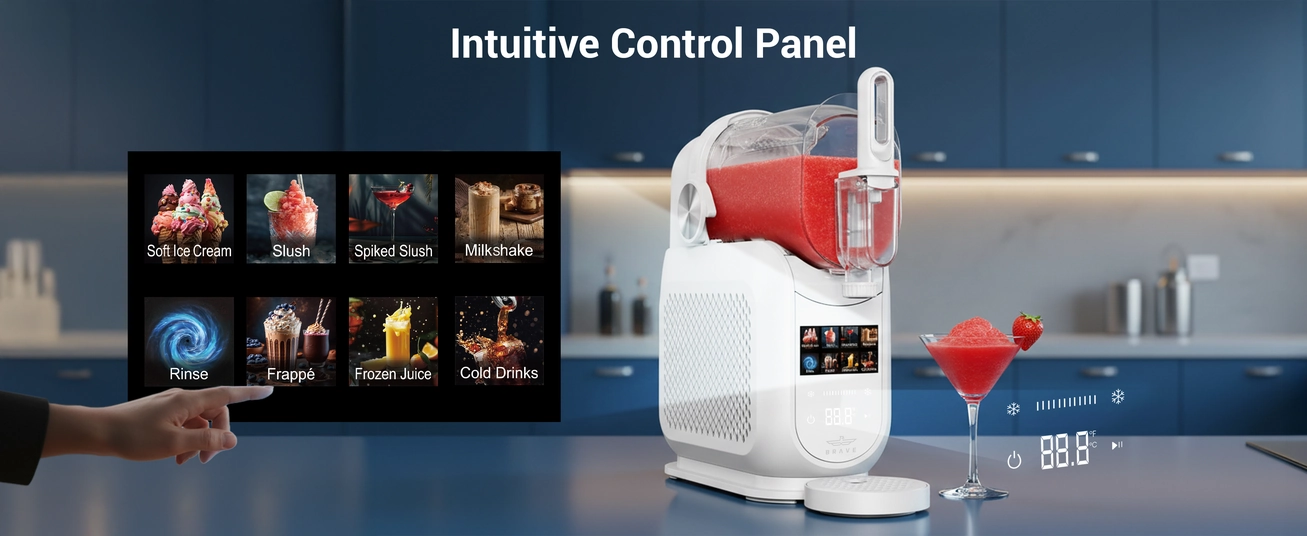 BRAVE ChillStream 1.8L Soft Serve &amp; Slushie Machine