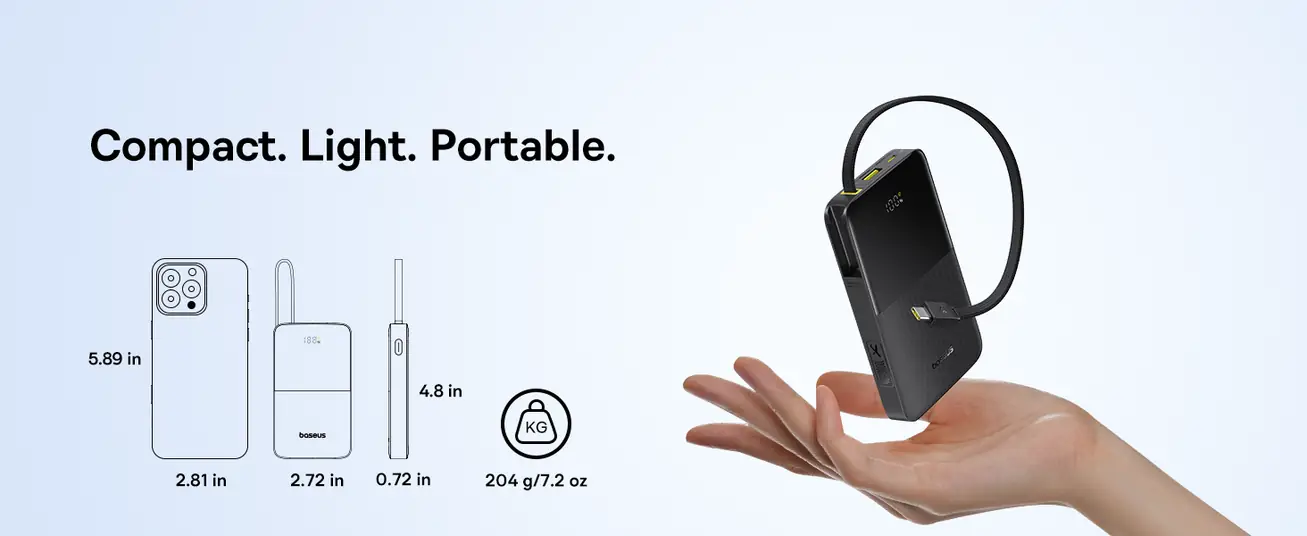 Baseus EnerFill Bipow2 Pro Power Bank 10000mAh