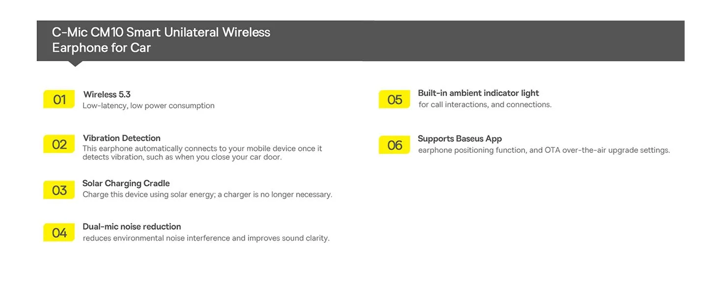 D:\ARQOOB SERVER\ALL IMAGES\BASEUS\AUDIO\Baseus C-Mic CM10 Smart Unilateral Wireless Earphone for Car\Photo\AE\930\images