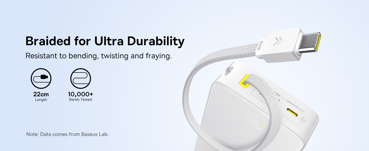 Baseus EnerFill Bipow2 Pro 20000mAh Power Bank with Built