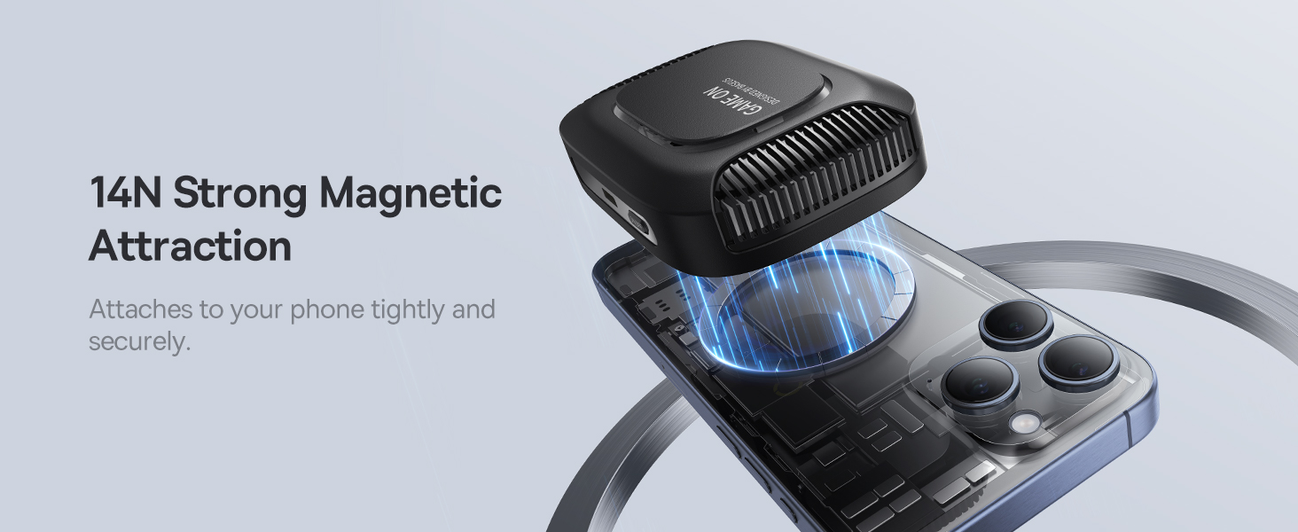 Baseus MagPro II Magnetic Phone Cooler with RGB Lighting