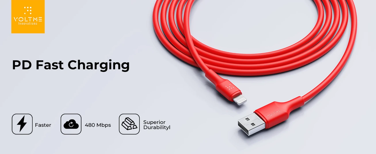 Voltme Powerlink EDC Series USB A to Lightning Cable