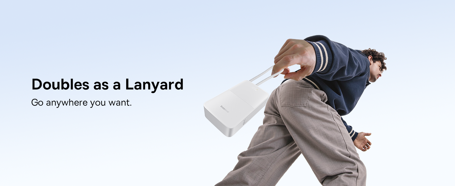 Baseus EnerFill Bipow2 Pro 20000mAh Power Bank with Built