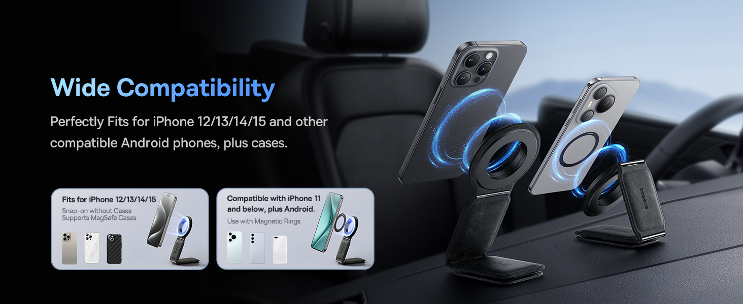 Baseus C02 Prime Magnetic Car Phone Holder – 360° Mount