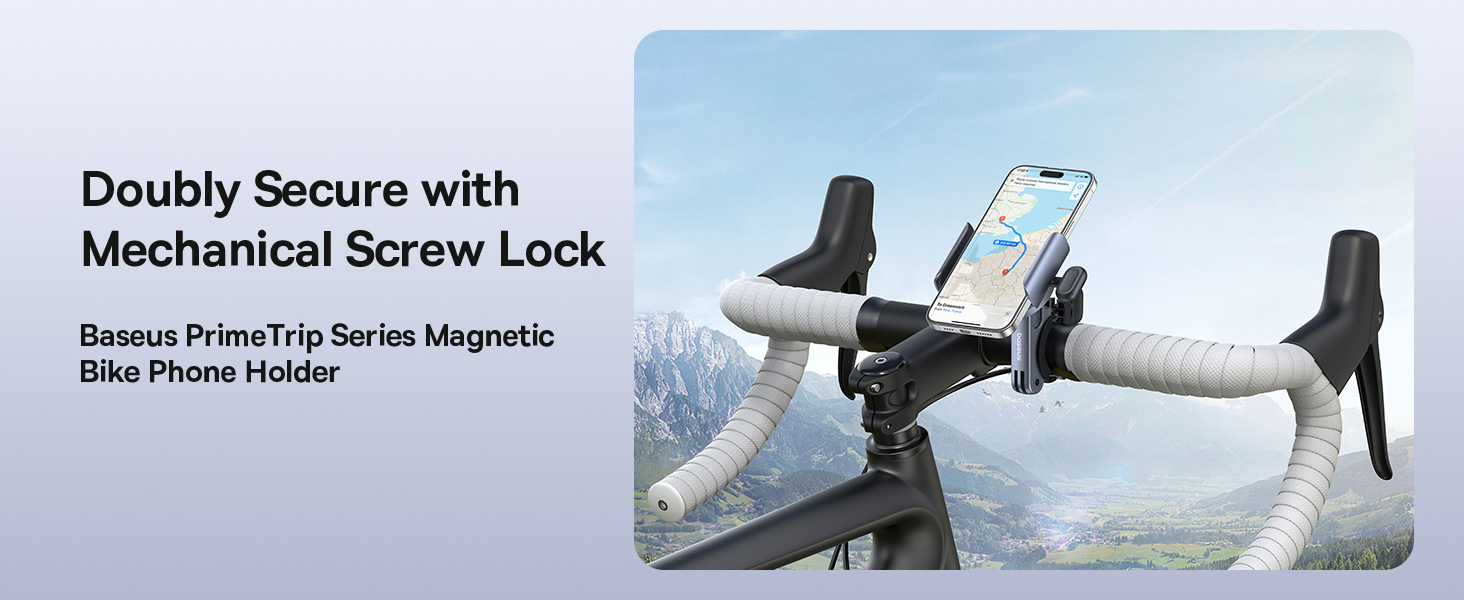 Magnetic Bike Phone Mount for iPhone 16 Pro Max &amp; Galaxy S24