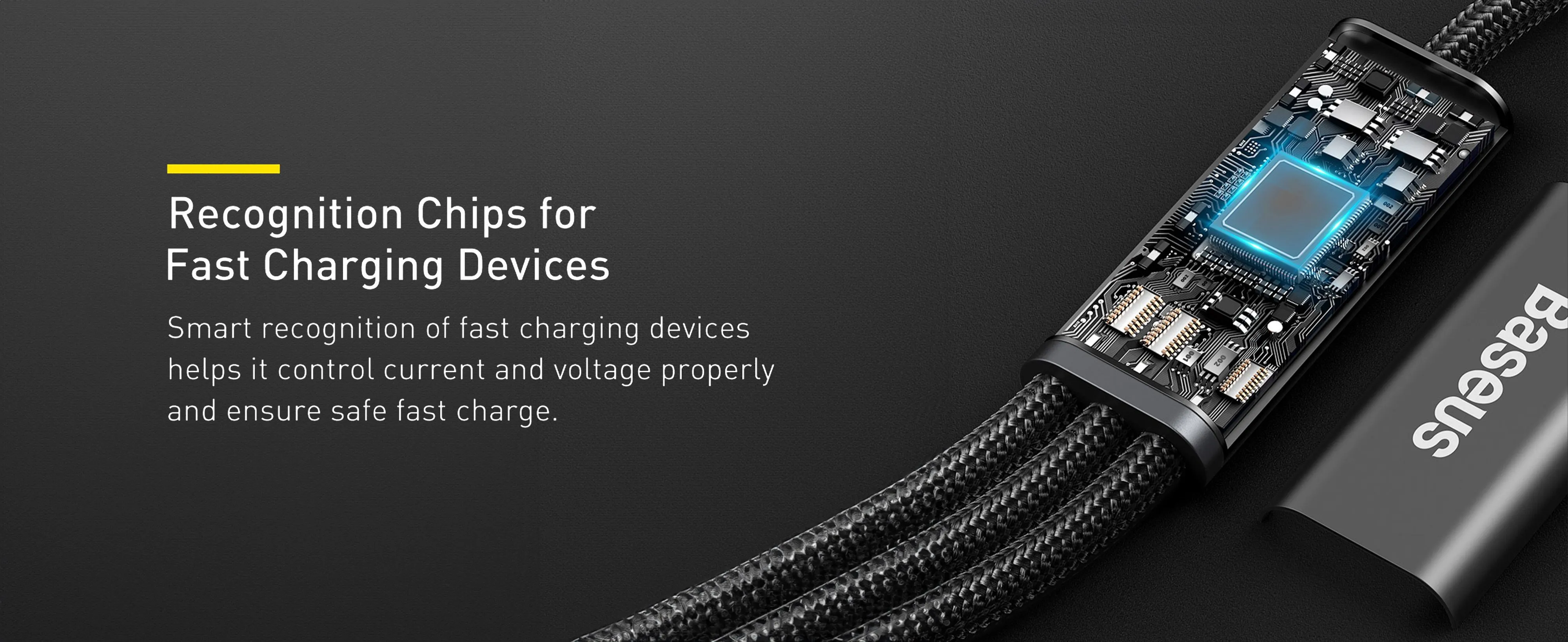 BASEUS Rapid Series 3-in-1 Fast Charging Data Cable Type-C to M+L+C PD 20W 1.5m - Black