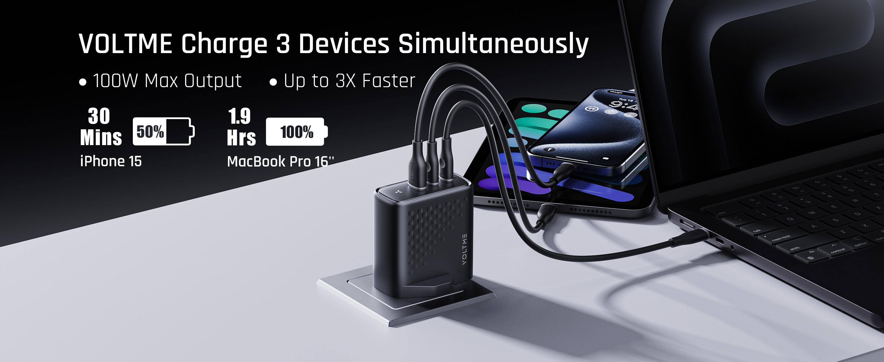 VOLTME Revo 100W GaN III USB