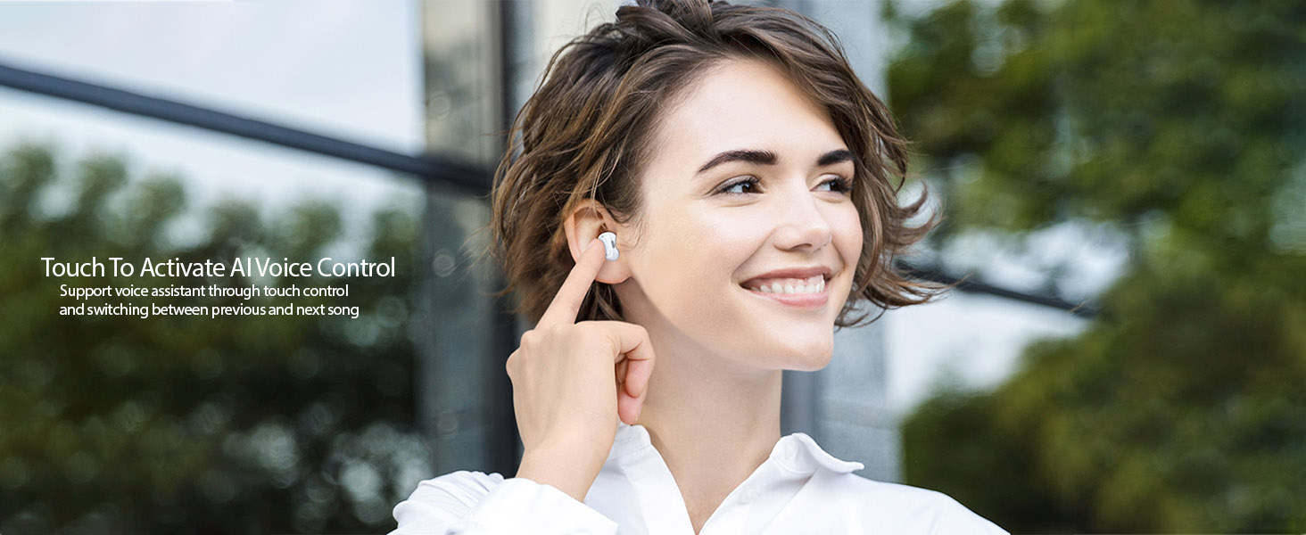 Baseus Encok WM01 True Wireless Earphones  36H Playtime, Bluetooth 5.3, Low-Latency Fast-Charging in-Ear Earbuds - White