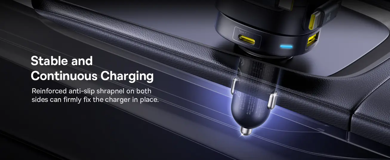 Baseus Enjoyment Max 90W Car Charger – Dual USB